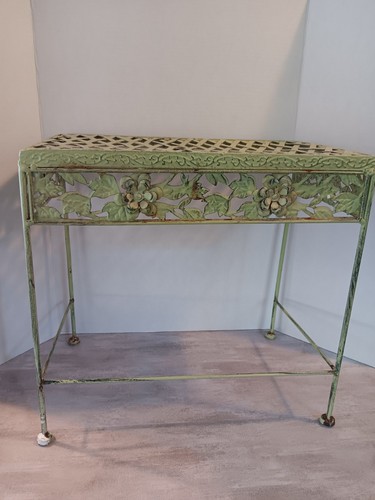 Sgabello panca vintage shabby