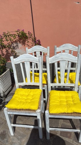 Sedia legno shabby chic - sedia,