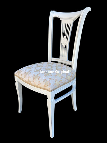 Sedia legno bianco - legno, shabby