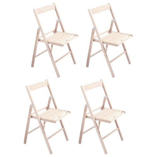 Set sedie salvaspazio - set, 4